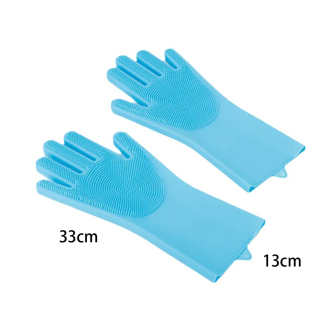 Pet Bath Gloves Cleaning Massage Hair Removal Gloves Silicone Hair Removal Comfortable Clean Anti-Bite Gloves Dog Bath Gloves